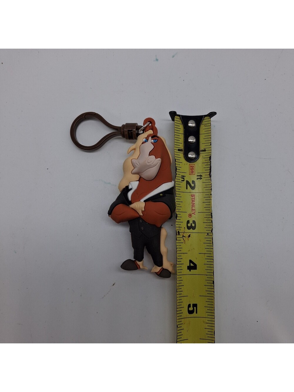 Disney Zootopia 2 Mayor Winddancer Chase Monogram Bag Clip Keychain 3"